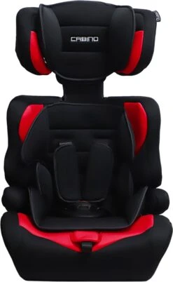 Cabino Autostoel Groep 1/2/3 (9-36kg) - Zwart-Rood -Lionelo Winkel 737x1200