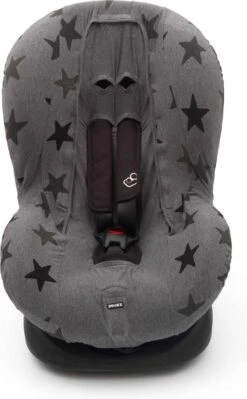 Dooky Seat Cover Groep 1 Autostoel Hoes Grey Star -Lionelo Winkel 743x1200 1