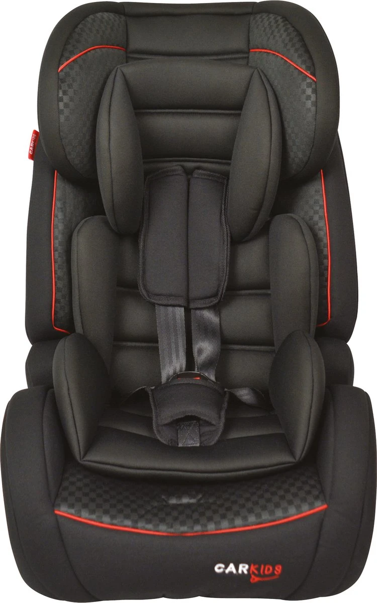 Carkids Verstelbaar Kinderautostoeltje Zwart En Rood | Kinderautostoel Groep 1-2-3 Met Isofix En Top Tether Connector | Kinderen Van 9 Maanden -12 Jaar | 9-36 Kg 2 Carkids Verstelbaar Kinderautostoeltje Zwart En Rood | Kinderautostoel Groep 1-2-3 Met Isofix En Top Tether Connector | Kinderen Van 9 Maanden -12 Jaar | 9-36 Kg - Afbeelding 2