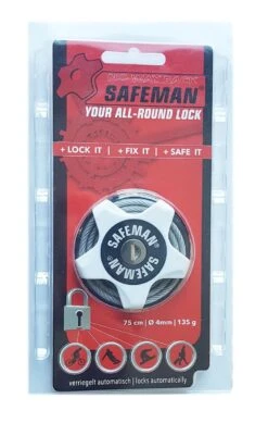 SAFEMAN - Kinderwagen Slot | Mountainbike & Racefiets | Compact & Multifunctioneel | Wit -Lionelo Winkel 761x1200 2