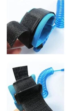 Veiligheidstuigje Voor Kinderen V2 - Polsbandje - 2,5 Meter - Blue Special Edition For The Little Him - One Size - 360° Rotatie -Lionelo Winkel 762x1200