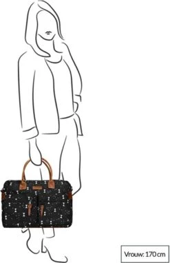 Kidzroom Black And White Luiertas - Zwart - Ophanglussen Kinderwagen - Verschoonmatje - Verstelbare Schouderband 38 Kidzroom Black And White Luiertas - Zwart - Ophanglussen Kinderwagen - Verschoonmatje - Verstelbare Schouderband -Lionelo Winkel 775x1200 2