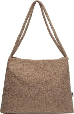 Jollein Luiertas Shopper 34x43cm Boucle - Biscuit