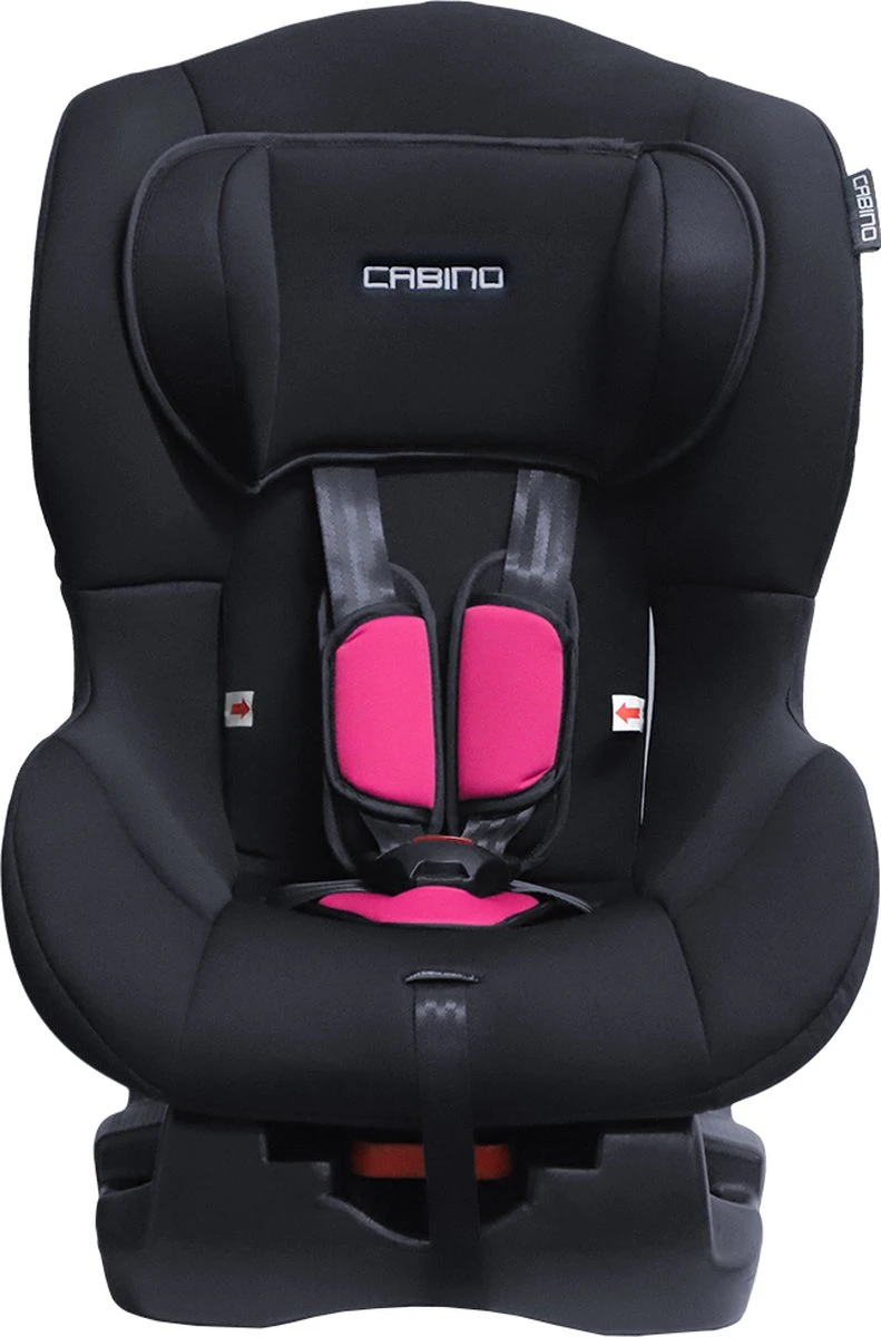 Cabino Autostoel 018kg Groep 0+ /1 Zwart/Roze 5 Cabino Autostoel 018kg Groep 0+ /1 Zwart/Roze - Afbeelding 5