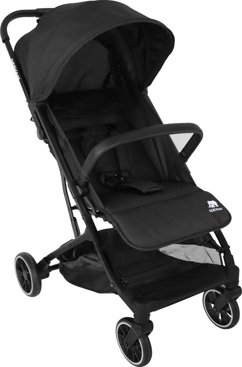 Deryan Rolo Luxe Lichtgewicht Buggy - Zwart 6 Deryan Rolo Luxe Lichtgewicht Buggy - Zwart - Afbeelding 6