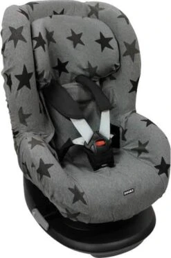 Dooky Seat Cover Groep 1 Autostoel Hoes Grey Star -Lionelo Winkel 796x1200 5