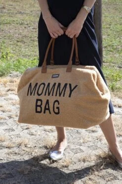 Childhome Mommy Bag Groot - Teddy - Beige -Lionelo Winkel 799x1200 45