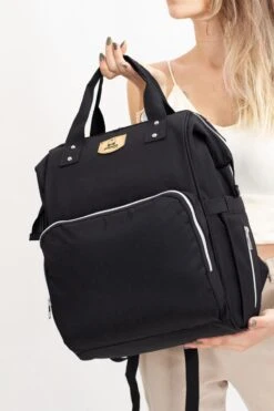 Pochon Baby - Luiertas Zwart - Thermosvakken - Kinderwagen Vriendelijk - Grote Capaciteit - 27,7 Liter -Lionelo Winkel 800x1200 76