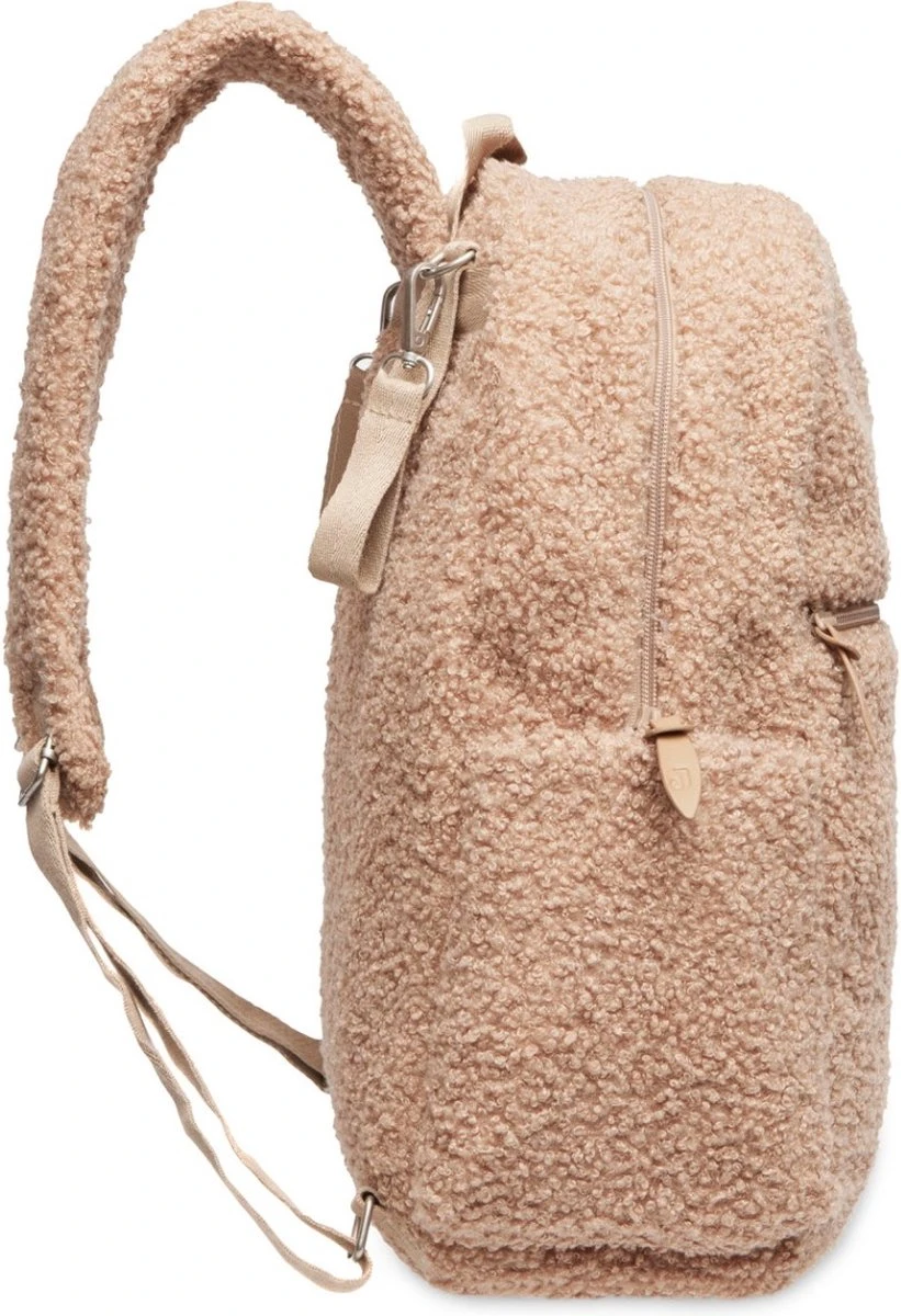 Jollein Luiertas Rugzak Boucle - Biscuit 2 Jollein Luiertas Rugzak Boucle - Biscuit - Afbeelding 2