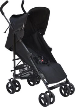 Bebies First Buggy - Plooibuggy - Lichtgewicht - 5 Standen - Comfortabele Rugleuning & Tot 22 Kg - Zwart -Lionelo Winkel 846x1200 3