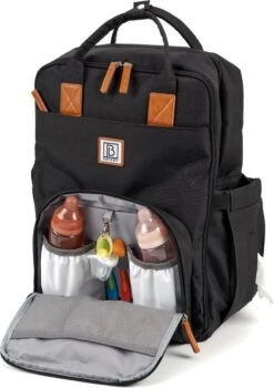 Brisby Slijtvaste Luiertas – Verzorgingstas – Met Buggymontage - Zwart -Lionelo Winkel 848x1200 7