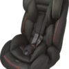 Carkids Verstelbaar Kinderautostoeltje Zwart En Rood | Kinderautostoel Groep 1-2-3 Met Isofix En Top Tether Connector | Kinderen Van 9 Maanden -12 Jaar | 9-36 Kg