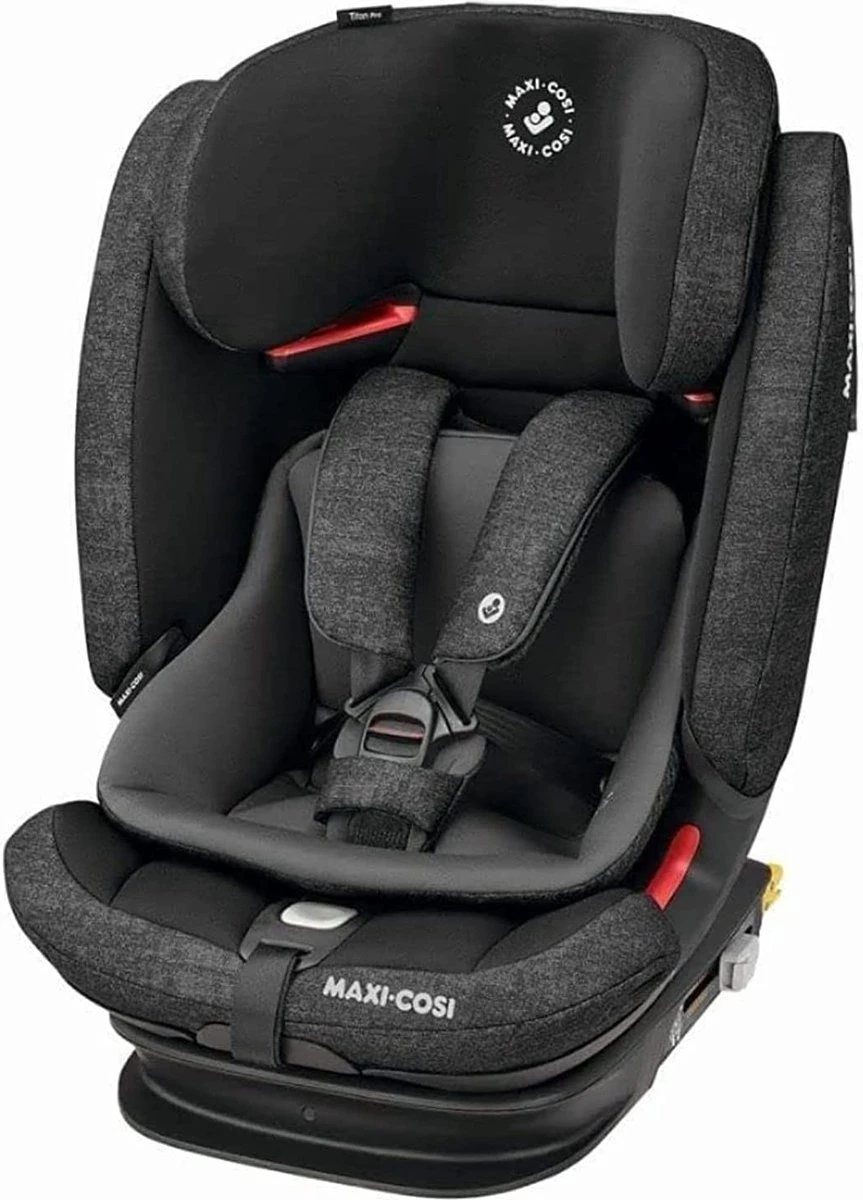 Maxi-Cosi Titan Baby Child Car Seat, Group 1/2/3, ISOFIX, Adjustable And Tilting Car Seat, From 9 Months To 12 Years, 9 To 36 Kg, Basic Black (Black) 4 Maxi-Cosi Titan Baby Child Car Seat, Group 1/2/3, ISOFIX, Adjustable And Tilting Car Seat, From 9 Months To 12 Years, 9 To 36 Kg, Basic Black (Black) - Afbeelding 4