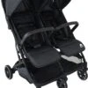 Deryan Luxe Rolo X2 Dubbele Buggy - Duo Buggy - Zwart