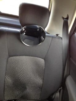 LOUZIR Achterbank Autospiegel - Baby & Kinderen Auto Spiegel – Babyspiegel - Zwart -Lionelo Winkel 900x1200 27