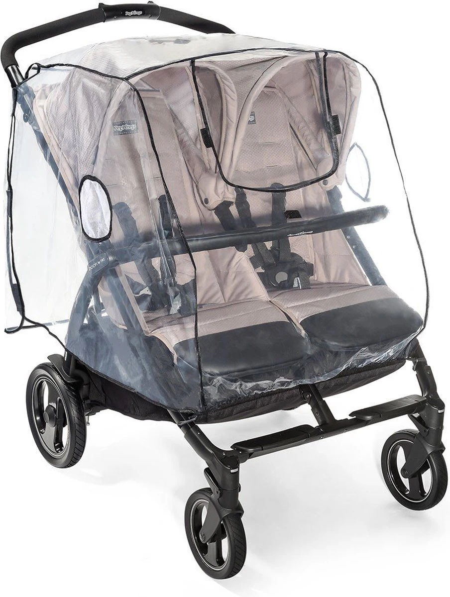 Reer - Regenhoes Tweelingwagen - Regenscherm Voor Dubbele Buggy En Kinderwagen - Hoes Voor Duo Buggy, Duowagen, Duo Kinderwagen - RainCover Twin 2 Reer - Regenhoes Tweelingwagen - Regenscherm Voor Dubbele Buggy En Kinderwagen - Hoes Voor Duo Buggy, Duowagen, Duo Kinderwagen - RainCover Twin - Afbeelding 2