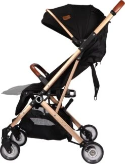 Ding Vivo Wandelwagen - Zwart/Rose - Inklapbare Buggy - Inclusief Boodschappenmandje En Zonnekap -Lionelo Winkel 920x1200 1