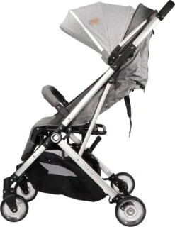 Ding Vivo Wandelwagen - Grijs/Zilver - Inklapbare Buggy - Inclusief Boodschappenmandje En Zonnekap -Lionelo Winkel 926x1200 2