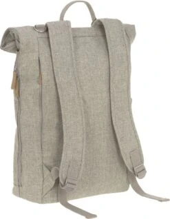 LÄSSIG Luiertas Rolltop Backpack Rugzak Incl Verschoningsmatje Choco Mélange Limited Edition 14 LÄSSIG Luiertas Rolltop Backpack Rugzak Incl Verschoningsmatje Choco Mélange Limited Edition -Lionelo Winkel 933x1200 4