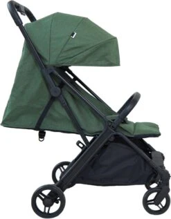 Prénatal Compact Buggy – Kinderwagen Met Boodschappenmand En Zonneklep - Traploos Verstelbare Wandelwagen – Inklapbaar Met 1 Hand - Plooibuggy Groen -Lionelo Winkel 936x1200