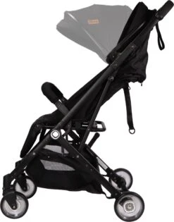Ding Vivo Wandelwagen - Zwart - Inklapbare Buggy - Inclusief Boodschappenmandje En Zonnekap -Lionelo Winkel 940x1200 2