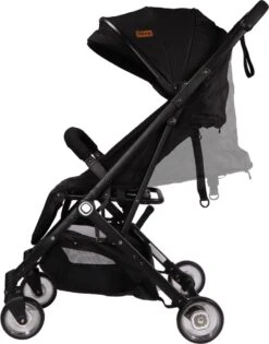 Ding Vivo Wandelwagen - Zwart - Inklapbare Buggy - Inclusief Boodschappenmandje En Zonnekap -Lionelo Winkel 940x1200 3