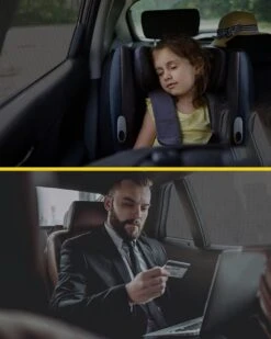 MostEssential Premium Zonnescherm Auto Baby – Zonnescherm Auto Zijruit - Zonwering Auto Voor Baby En Kind – UV Protectie - Zonder Zuignappen - Inclusief Luxe Opbergtas -Lionelo Winkel 960x1200 10