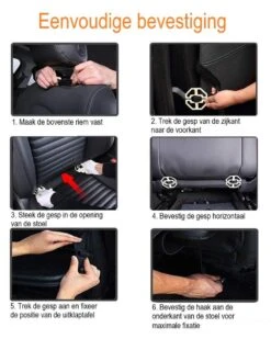 Luxe Auto Organizer Met Tablet Houder Autostoel Organiser Ipadhouder Voor Kinderen – Zwart -Lionelo Winkel 960x1200 7