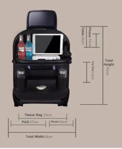 Merkloos PREMIUM Autostoel Organizer - Carseat Organiser - Auto Stoel Organizer - Tablet Houder - Auto Tafeltje - Auto Organizer - Beker Houder - Paraplu Houder - Tissue Doos Houder -Lionelo Winkel 987x1200 3