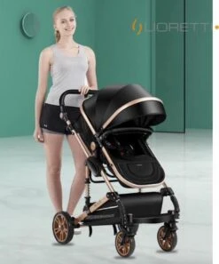 Merkloos Lioretti® Luxe Baby Buggy 3 In 1 | Baby Wagen | Kinderwagen Met Stoel En Wieg | Inklapbaar | Hoge Kwaliteit | Combi | Zwart -Lionelo Winkel 997x1200 3